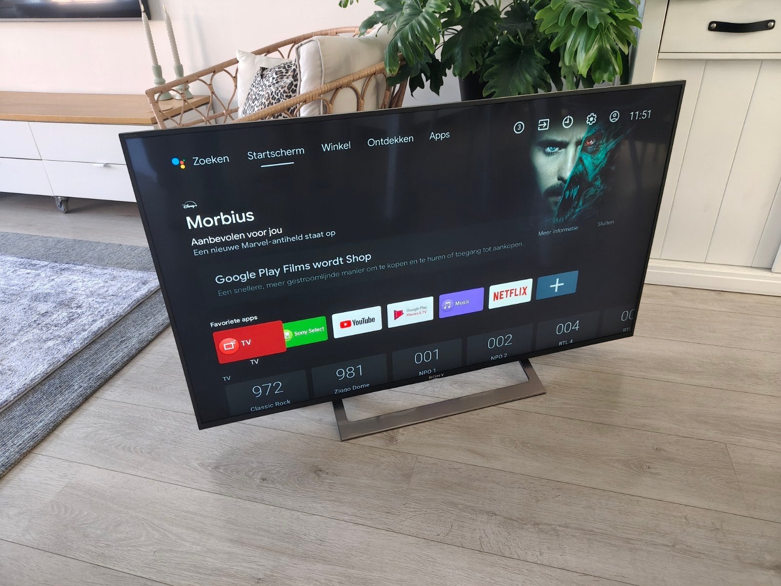 49 inch Sony bravia 4k Android smart tv., Ophalen, LED, 50 Hz, Zo goed als nieuw