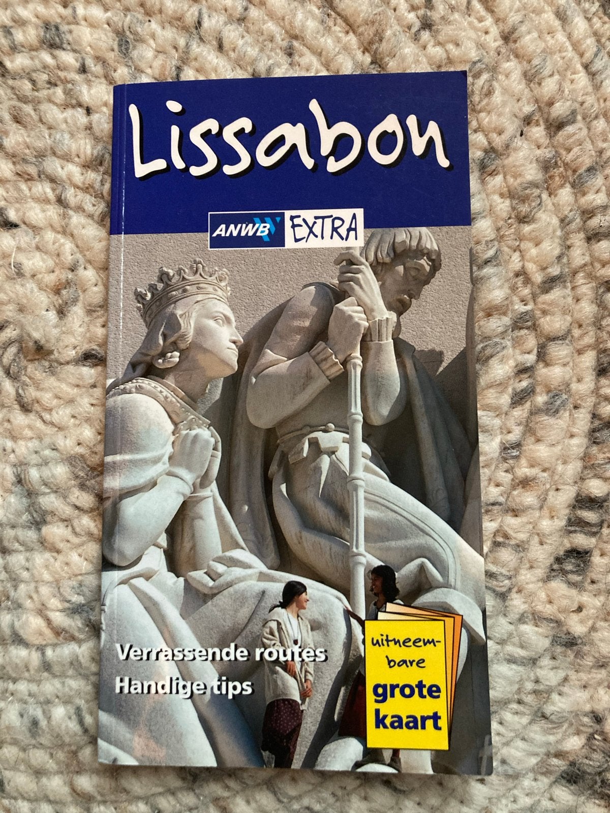 ANWB Extra Reisgids Lissabon met uitneembare kaart, Boeken, Ophalen, Europa, Zo goed als nieuw, Reisgids of -boek