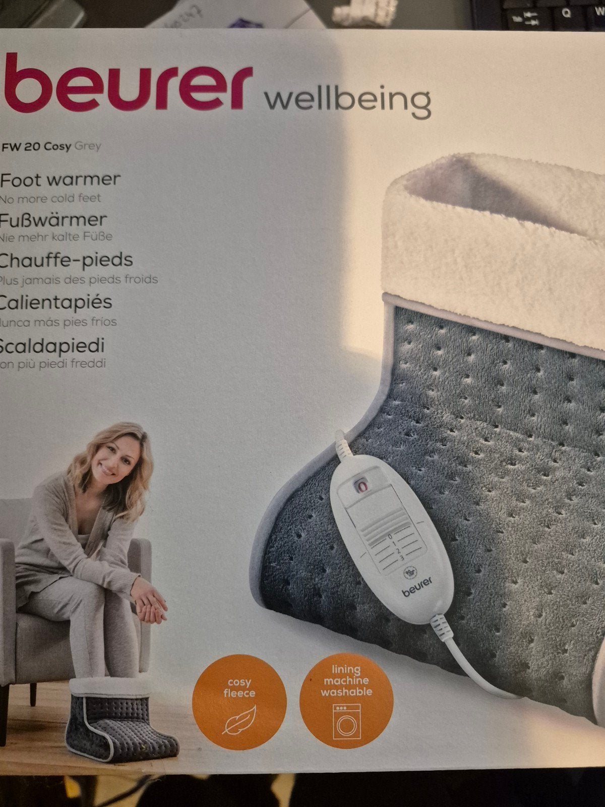 Beurer FW 20 Voetverwarmer - Nieuw in doos, Ophalen of Verzenden, Nieuw, Overige typen