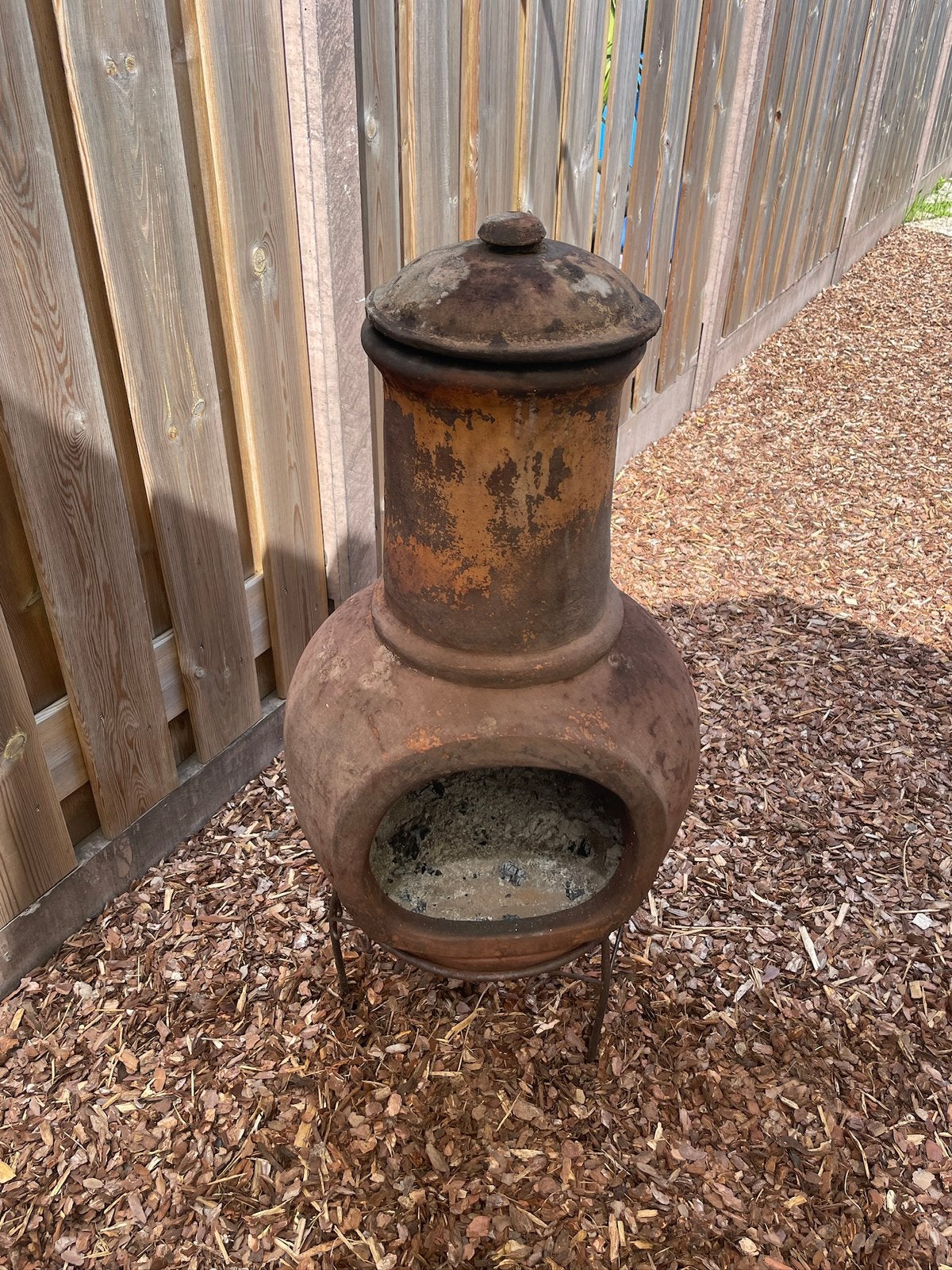 Mexicaanse terrashaard (chimenea), Ophalen, Gebruikt