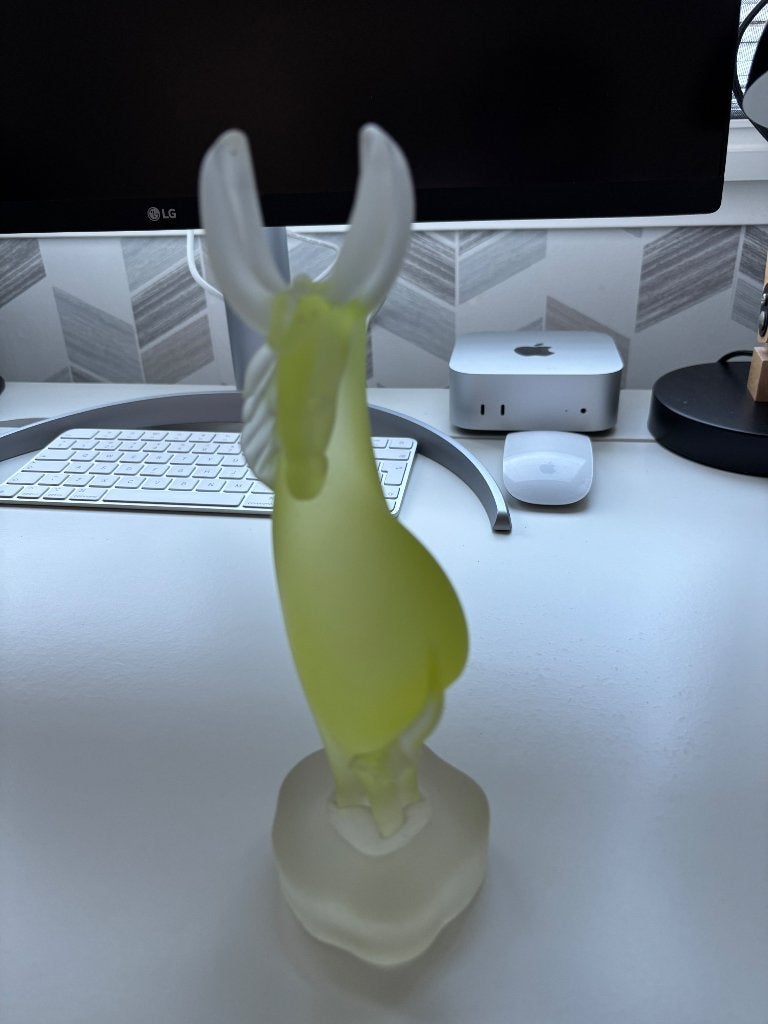 Vintage art-Deco figuur van een hert, Ophalen