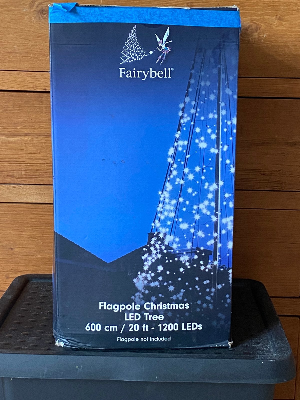 Vlaggenmast kerstverlichting, 6 meter hoog., Diversen, Ophalen of Verzenden, Zo goed als nieuw