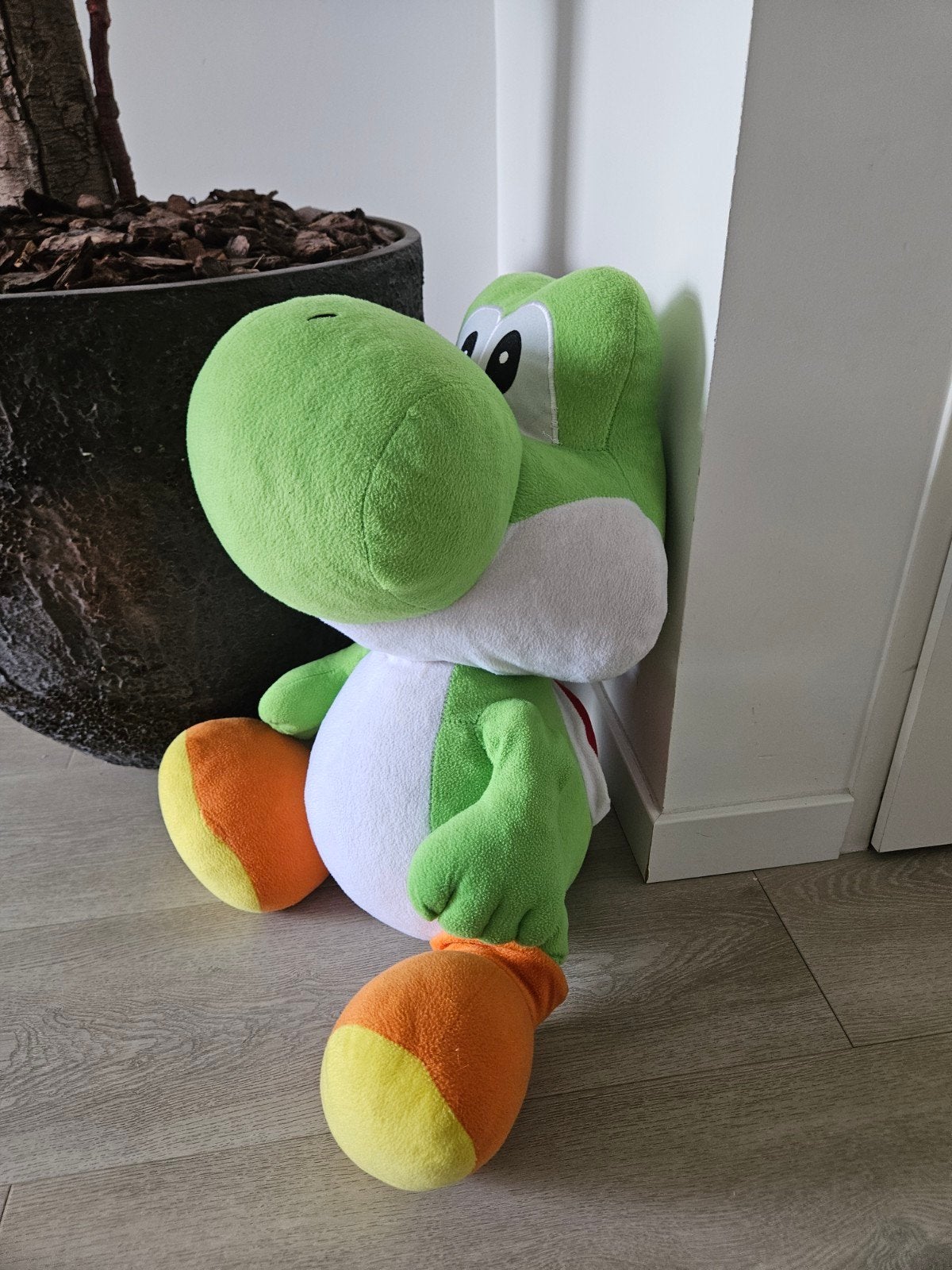 Grote Yoshi Knuffel - Super Mario - Ongeveer 70cm, Groen, Overige typen, Ophalen of Verzenden, Nintendo