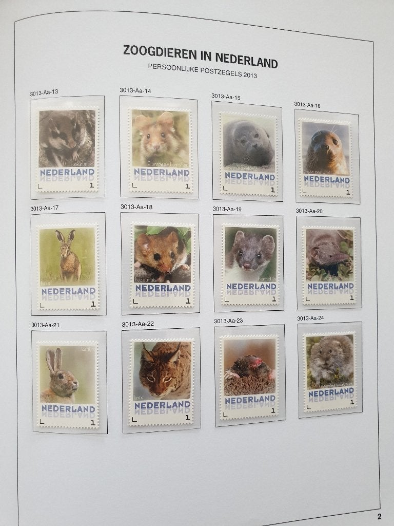 Nederland Complete Serie: Zoogdieren in Nederland (36 stuks), Ophalen of Verzenden, Na 1940, Postfris