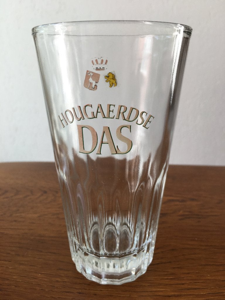 Bierglas "Hougaerdse DAS" Jaren 60/70 Onbeschadigd, Verzamelen, Ophalen of Verzenden, Zo goed als nieuw, Glas of Glazen, Overige merken