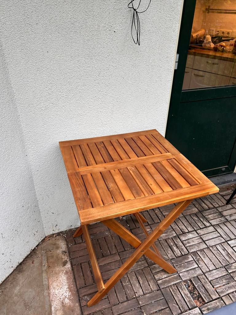 Houten inklapbare tuintafel balkon, Eettafel, Nieuw, Tuinset, Hout