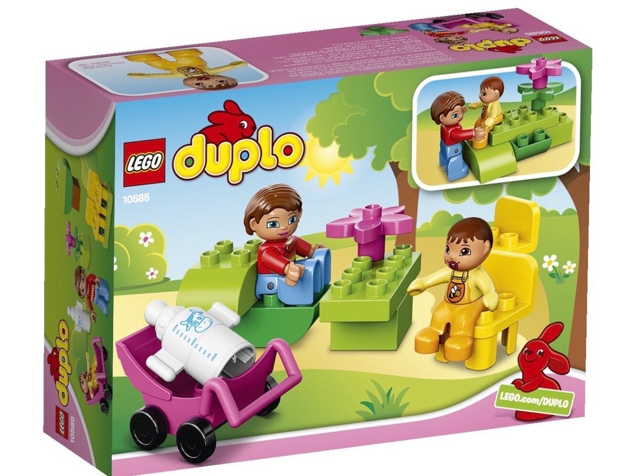 LEGO Duplo 10585 Moeder en Baby Set, Ophalen of Verzenden, Zo goed als nieuw, Compleet, Duplo