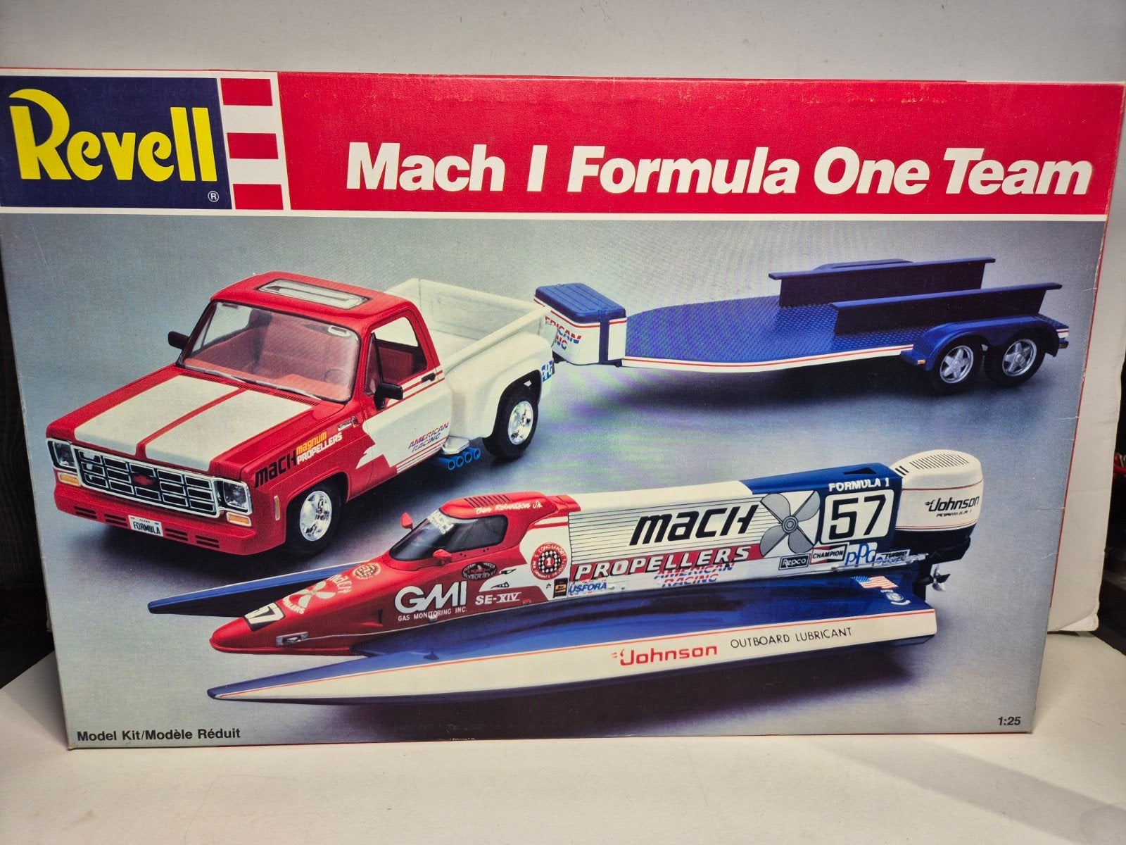 Revell Mach 1 Formula One Team Chevrolet 1:25, Auto, Revell, Groter dan 1:32, Nieuw