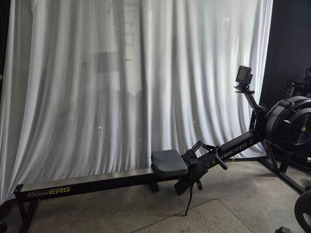 Concept 2 Roeitrainer Laag Model PM5, Ophalen, Zo goed als nieuw, Benen, Roeitrainer