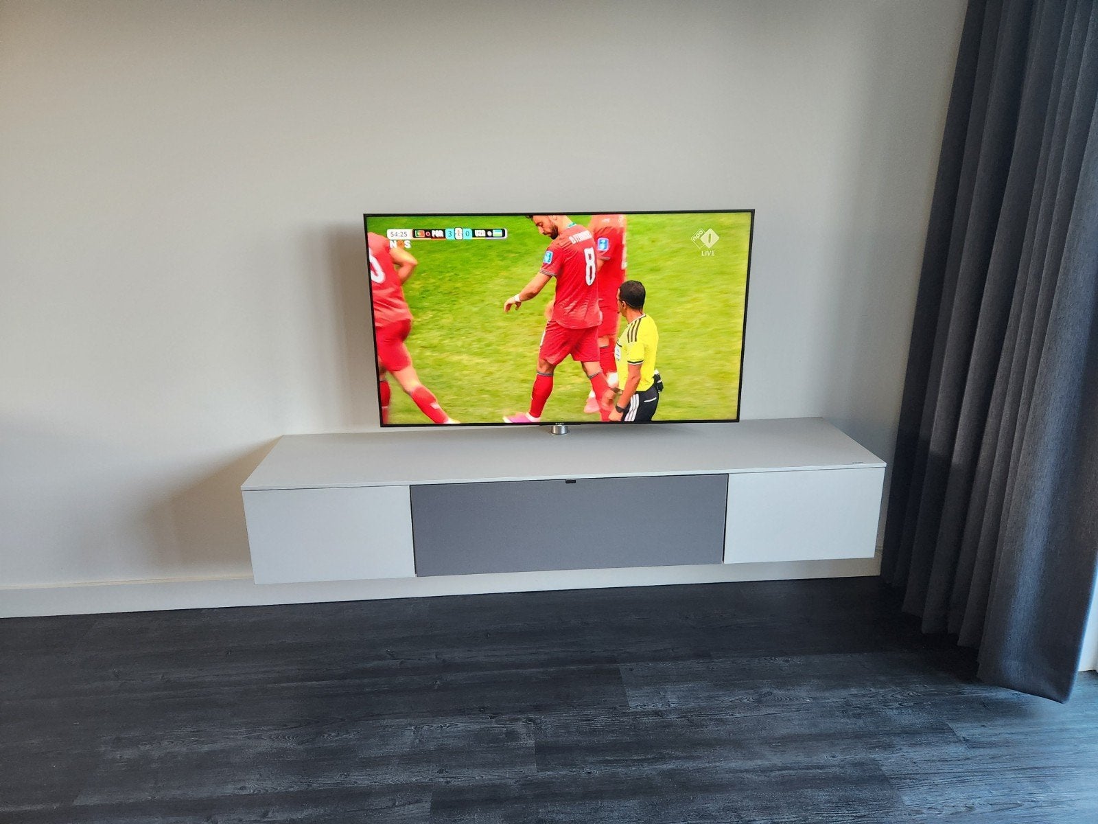 Spectra Meubel - Zwevend TV-meubel - TV kast, Gebruikt, Ophalen of Verzenden, 200 cm of meer, Minder dan 100 cm