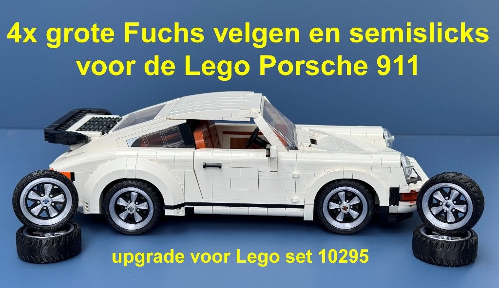 4x Fuchs velgen + semislicks voor de Porsche 911 (set 10295), Ophalen of Verzenden, Nieuw