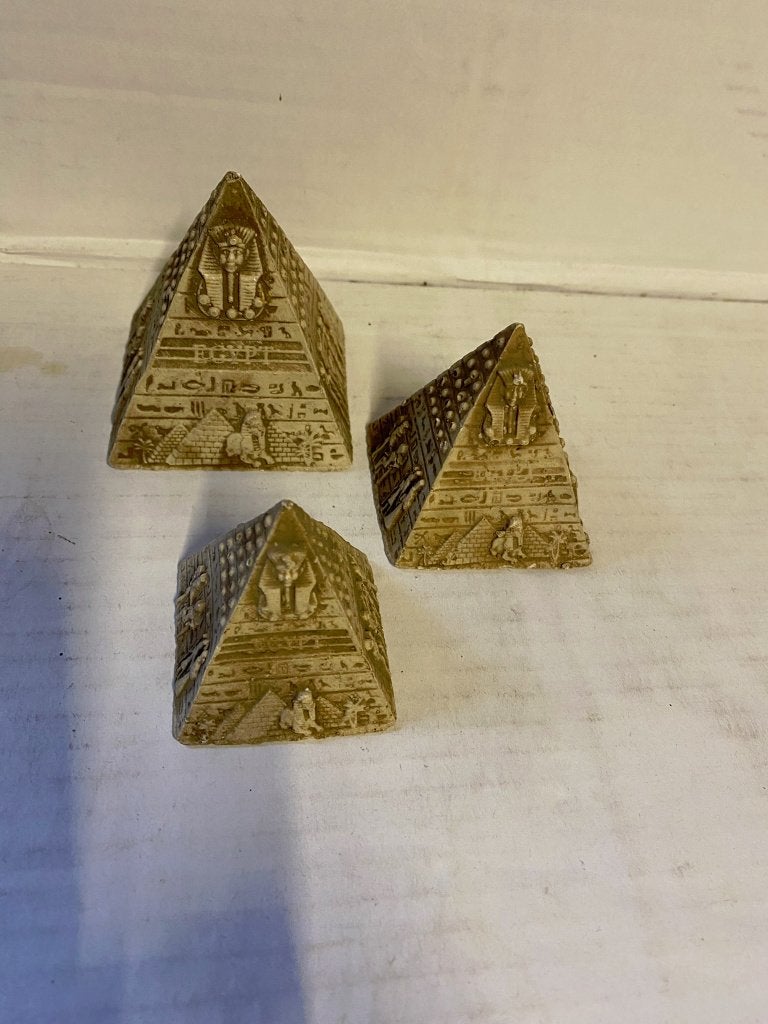 Miniatuur Pyramides - 3 Stuks, Ophalen of Verzenden, Zo goed als nieuw, Religie