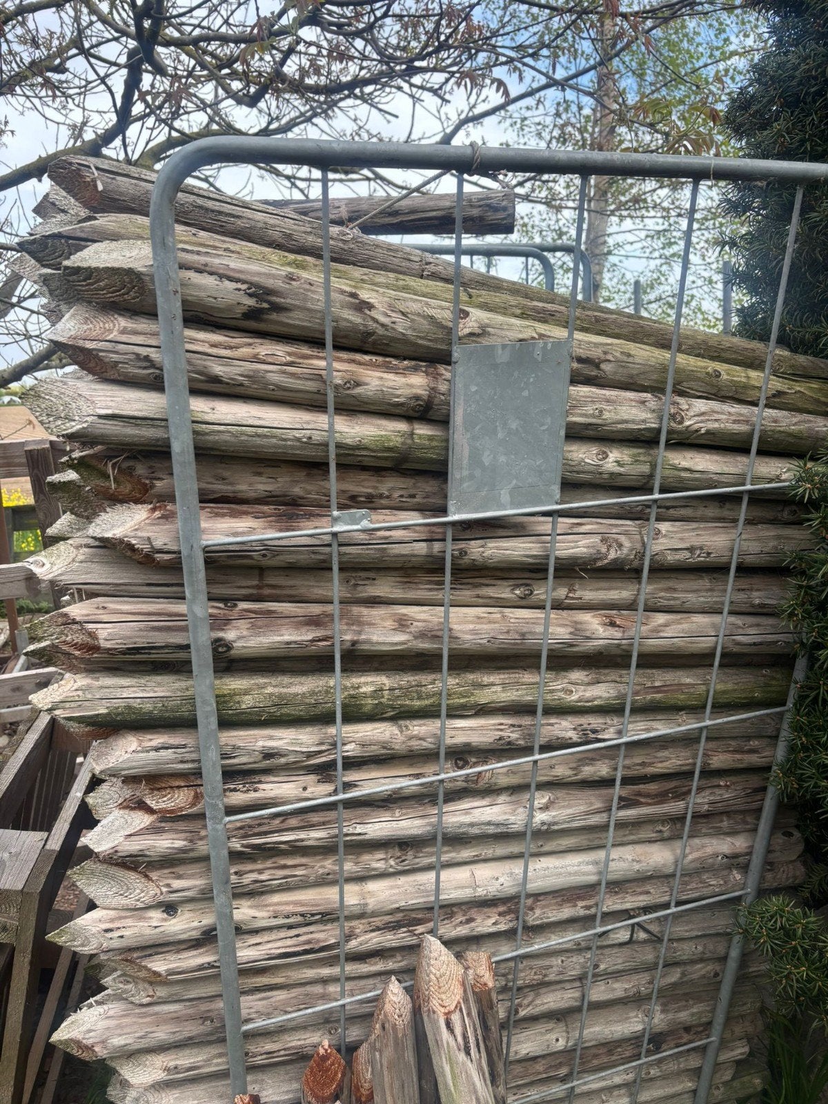 Ouderwetse boompalen 70 of 100cm gepunt vanaf €0,30!!, Tuin en Terras, Kunststof, 1 tot 2 meter, Minder dan 3 meter, NVT
