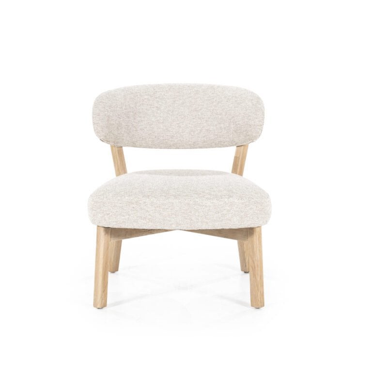 Fauteuil Mikky l Whoon | Meubilex l van €399,- voor €249,-, Ophalen, Minder dan 75 cm, Zo goed als nieuw, Stof