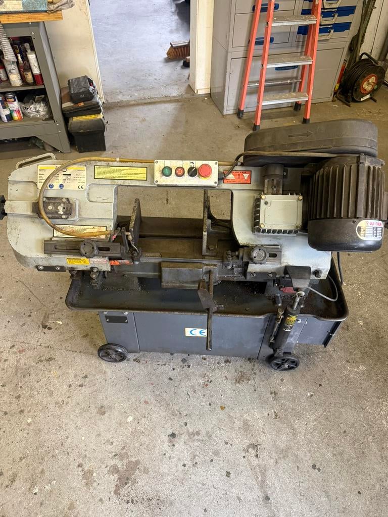 Huvema 712 BS 400V lintzaagmachine, Gebruikt, 70 mm of meer, 600 tot 1200 watt, Ophalen of Verzenden