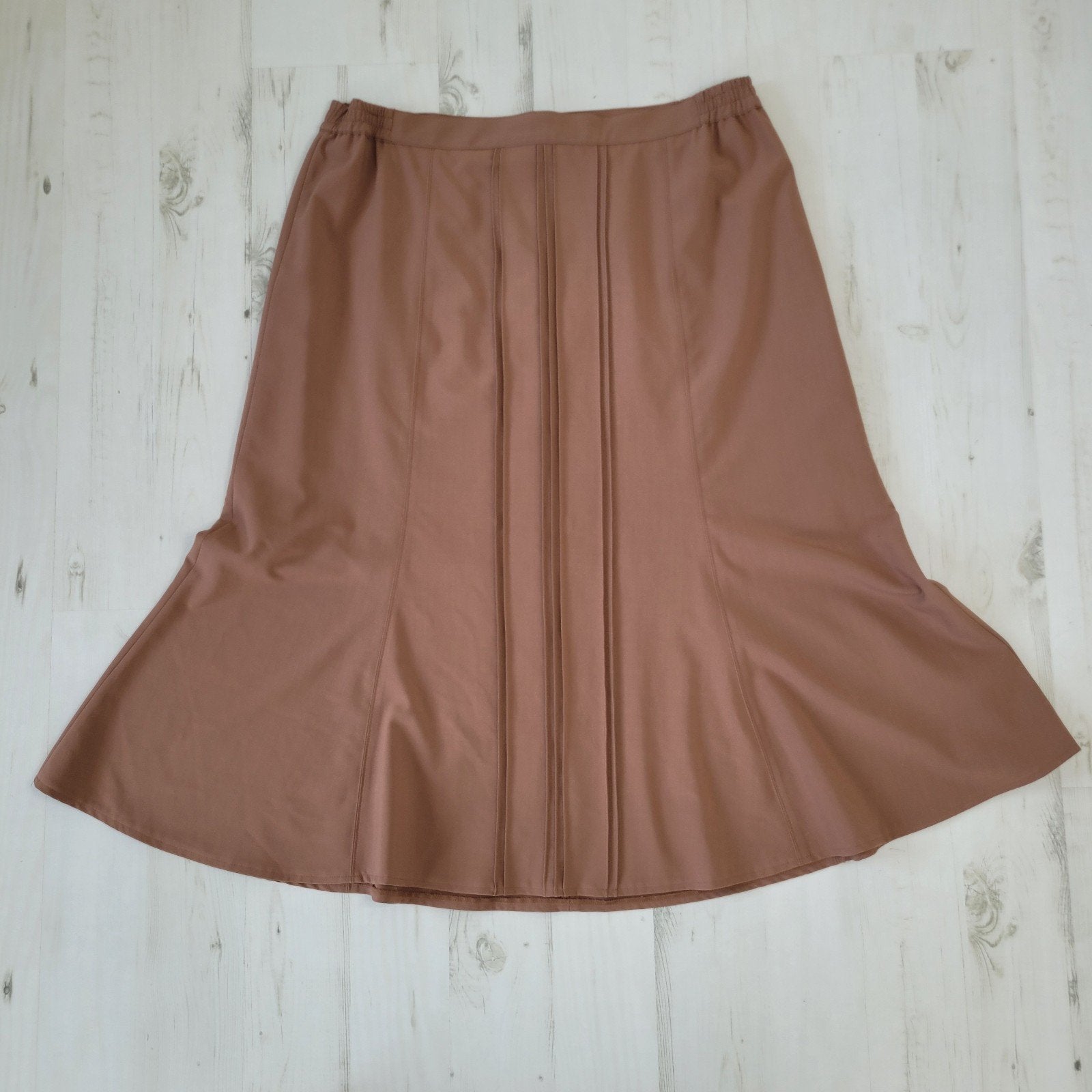 Oscar B. flowy rok maat 46 beige bruin, Oscar B., Beige, Maat 46/48 (XL) of groter, Ophalen of Verzenden