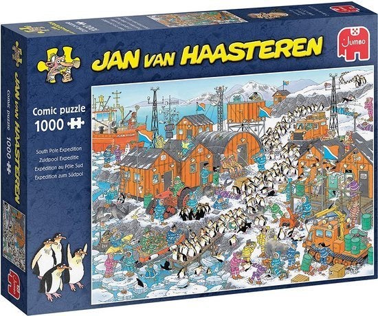 puzzle jan van haasteren zuidpool expeditie, Ophalen, 500 t/m 1500 stukjes, Gebruikt, Legpuzzel