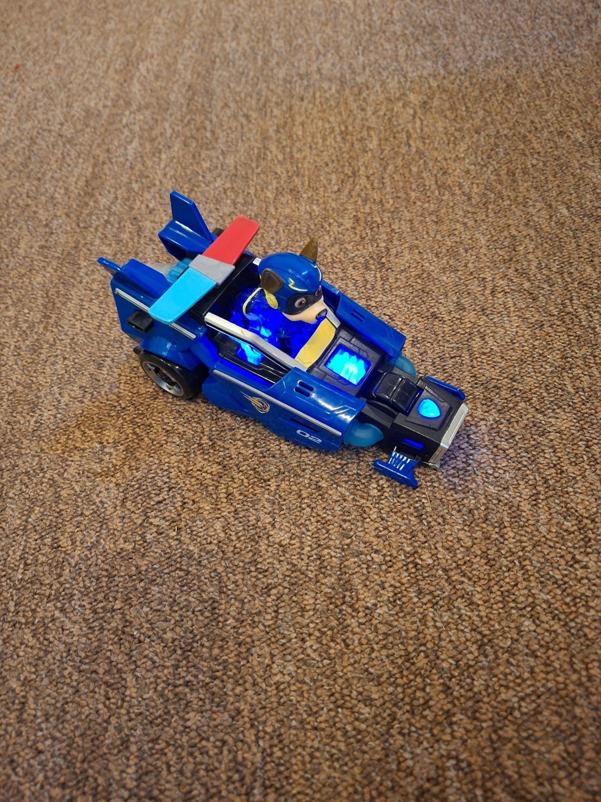 Paw Patrol Auto Chase Licht Gevend Speelgoed, Ophalen of Verzenden, Zo goed als nieuw
