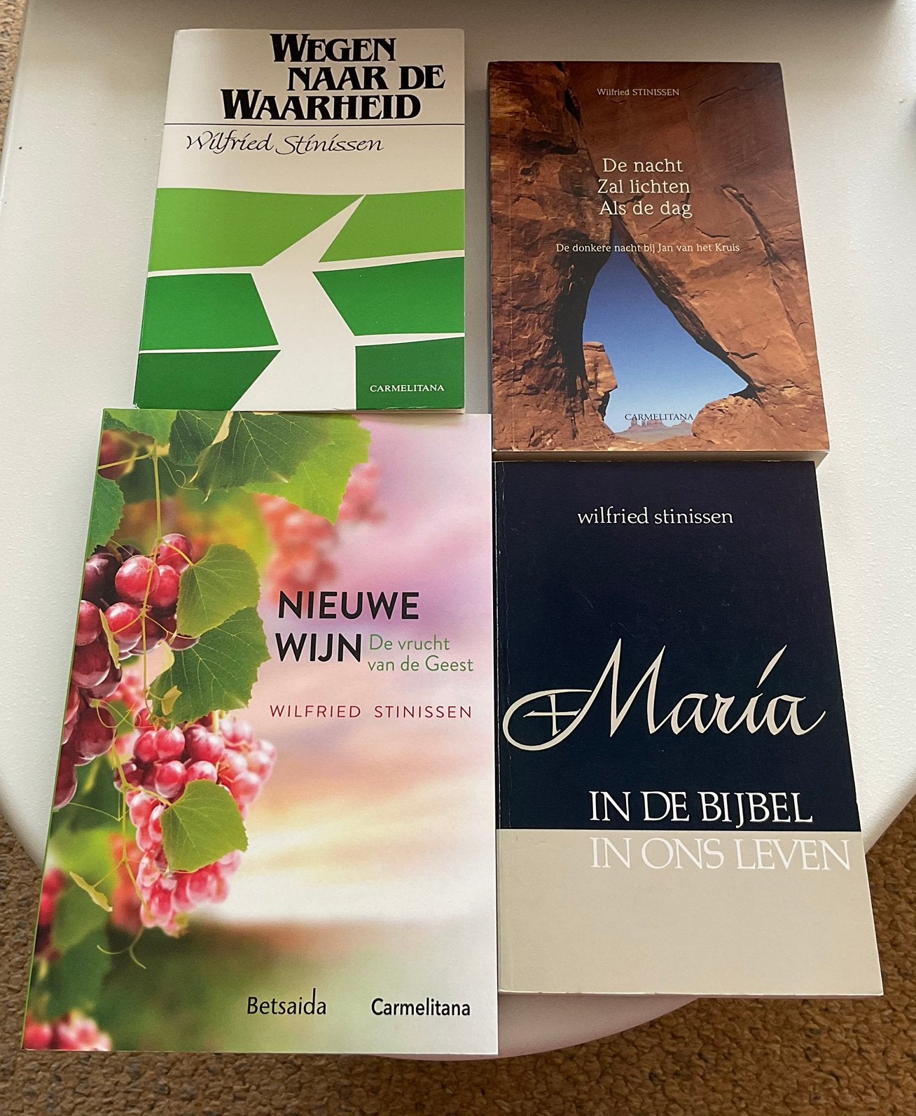 Wilfried Stinissen, 4 boeken, Boeken, Ophalen of Verzenden, Zo goed als nieuw, Spiritualiteit algemeen, Achtergrond en Informatie