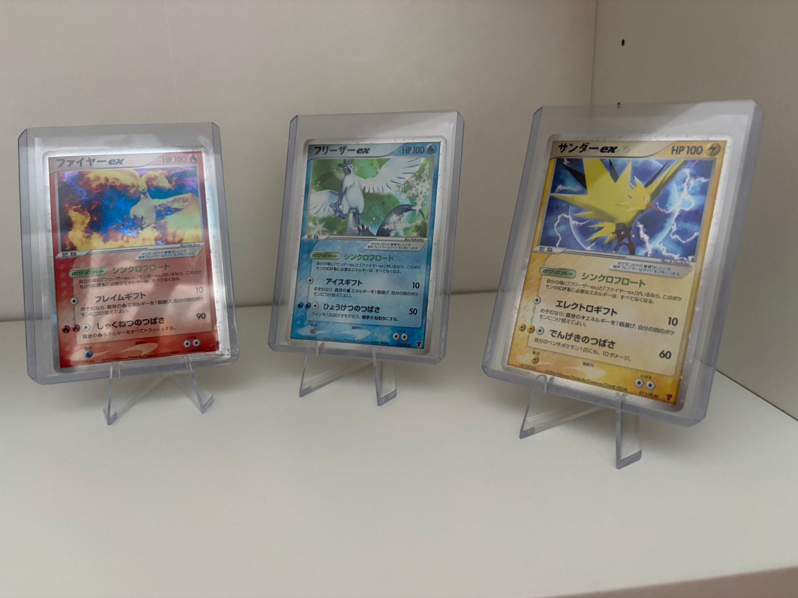 Setje play promo’s Zapdos,Moltres,Articuno, Hobby en Vrije tijd, Verzamelkaartspellen | Pokémon, Ophalen, Zo goed als nieuw, Meerdere kaarten