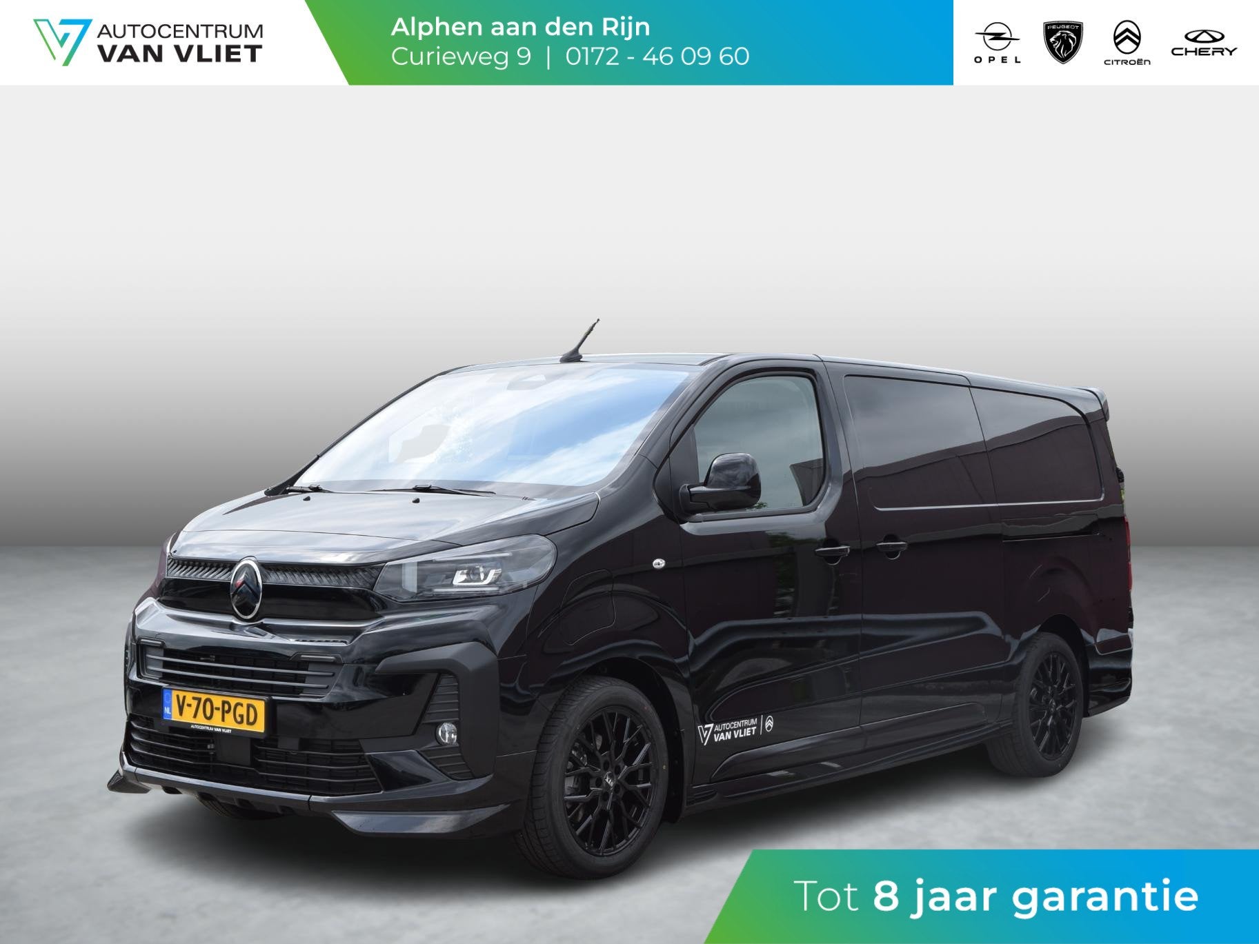 Citroen ë-Jumpy L3 75 kWh | STX Sport | Mooiste bus van NL, Zwart, Citroën, 2027 kg, Zwart