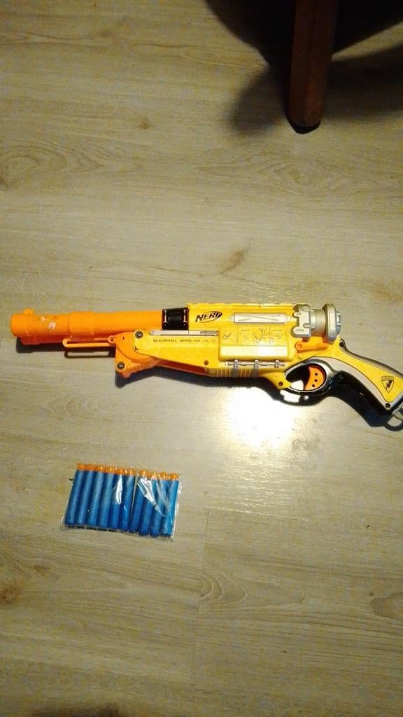 NERF N-STRIKE Elite dubbel barrel SHOTGUN met pijltjes, Kinderen en Baby's, Speelgoed | Buiten | Actiespeelgoed, Ophalen of Verzenden