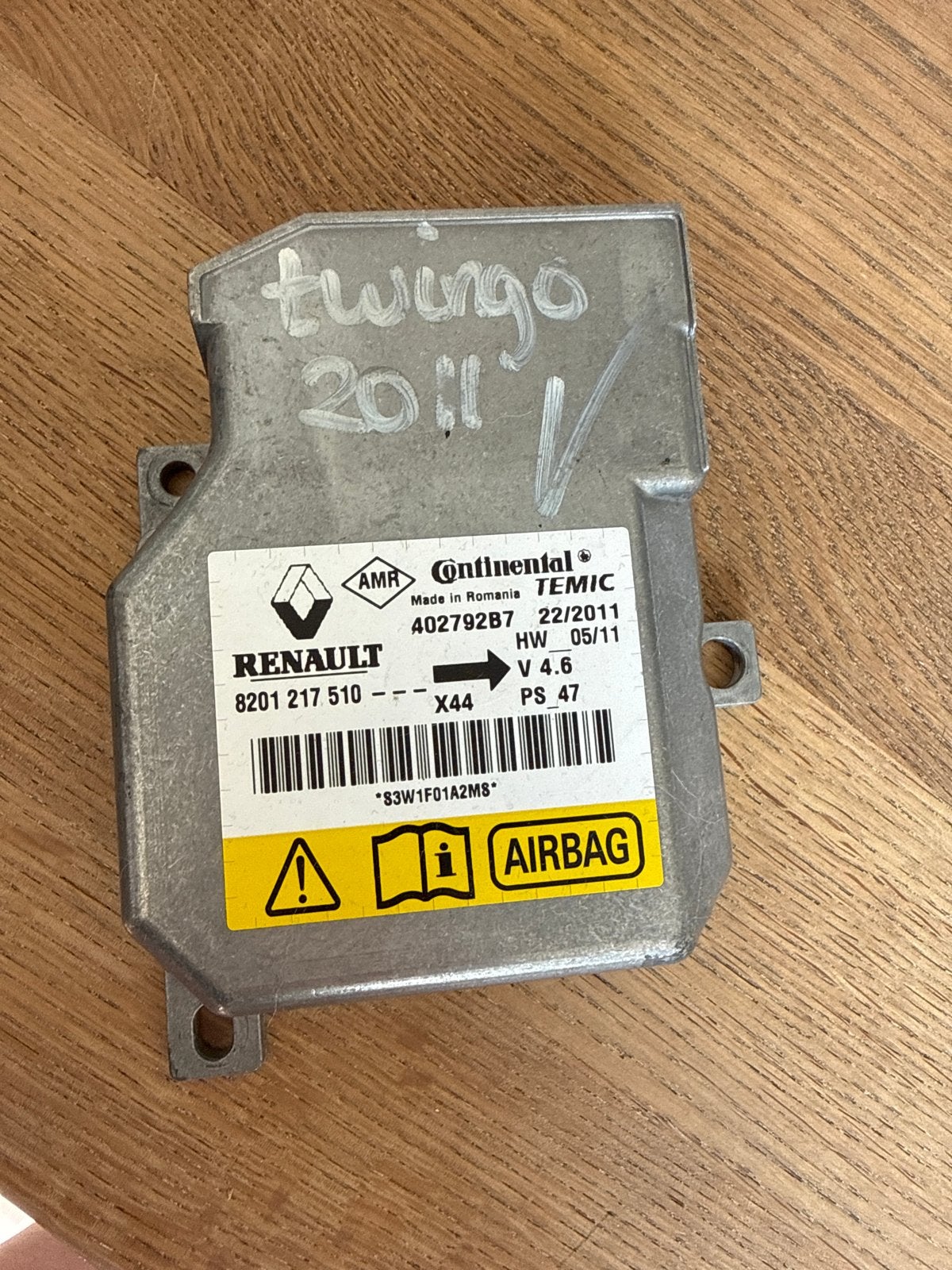 Renault Twingo Airbag Module 8201217510 (2011), Ophalen of Verzenden, Gebruikt, Renault