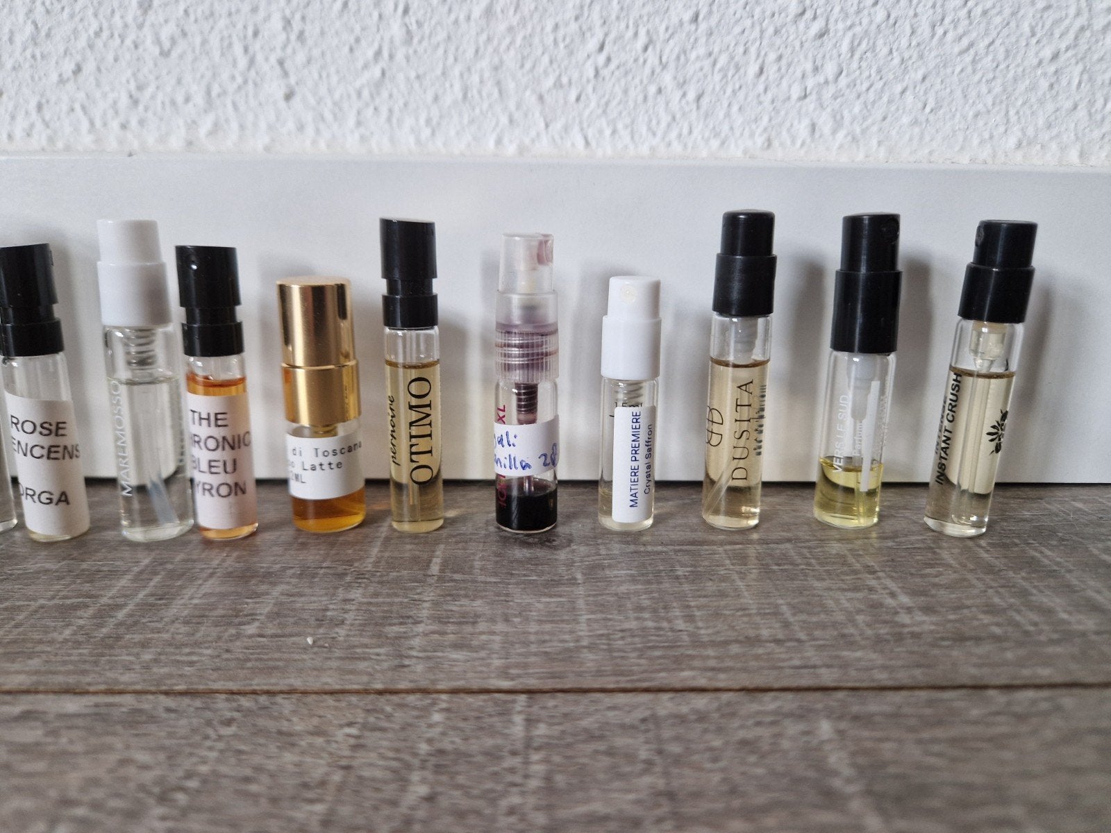 47 (Niche) parfum samples, Ophalen of Verzenden, Gebruikt