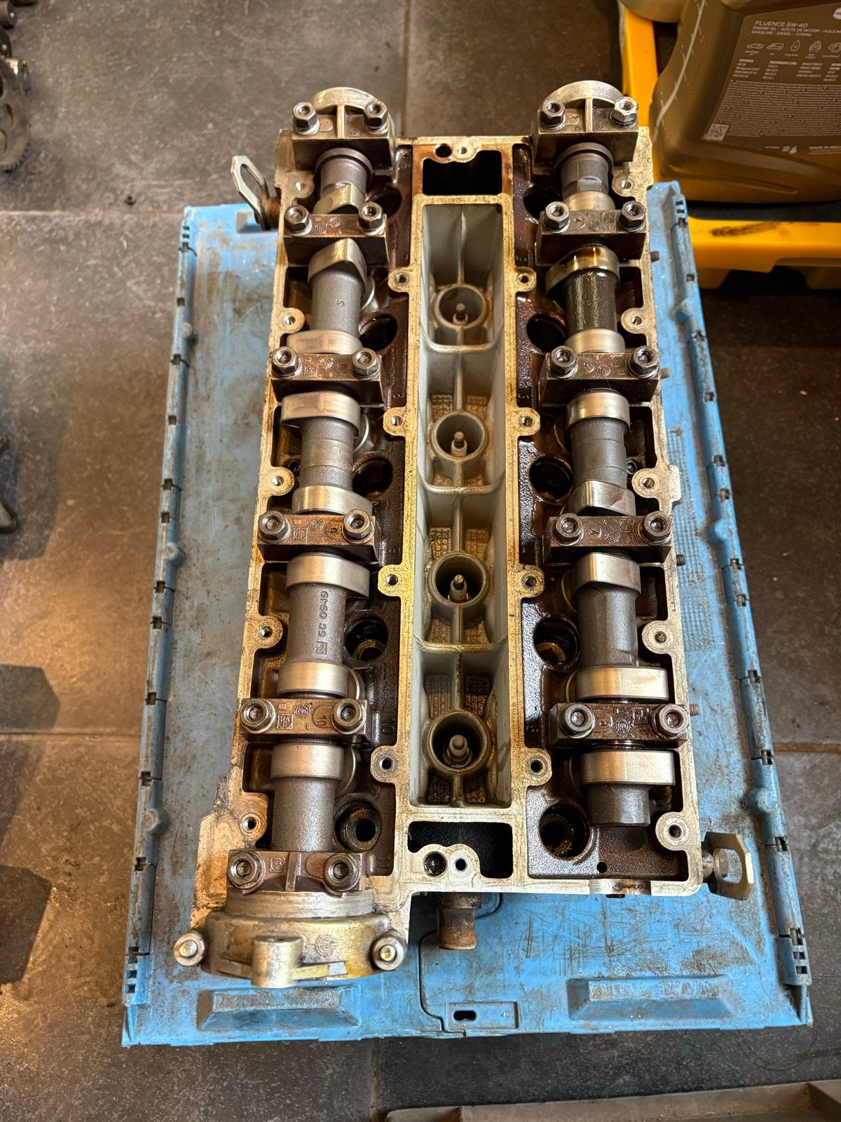 C20xe Opel cilinderkop met nokkenassen - GM 90231700, Ophalen of Verzenden, Gebruikt, Opel