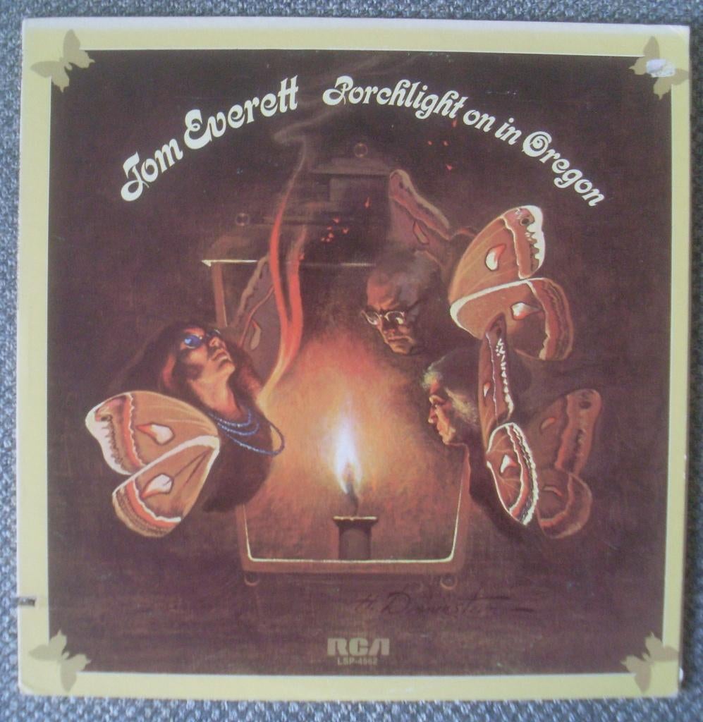 Tom Everett - Porchlight On In Oregon (LP) David Bromberg, Gebruikt, Ophalen of Verzenden, 1970 - 1979, 12 inch