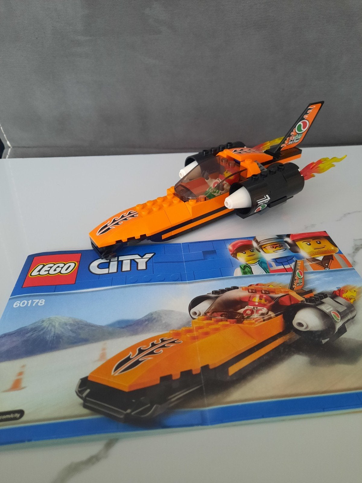 Lego City 60178 Speed Record Car met instructies, Ophalen of Verzenden, Gebruikt