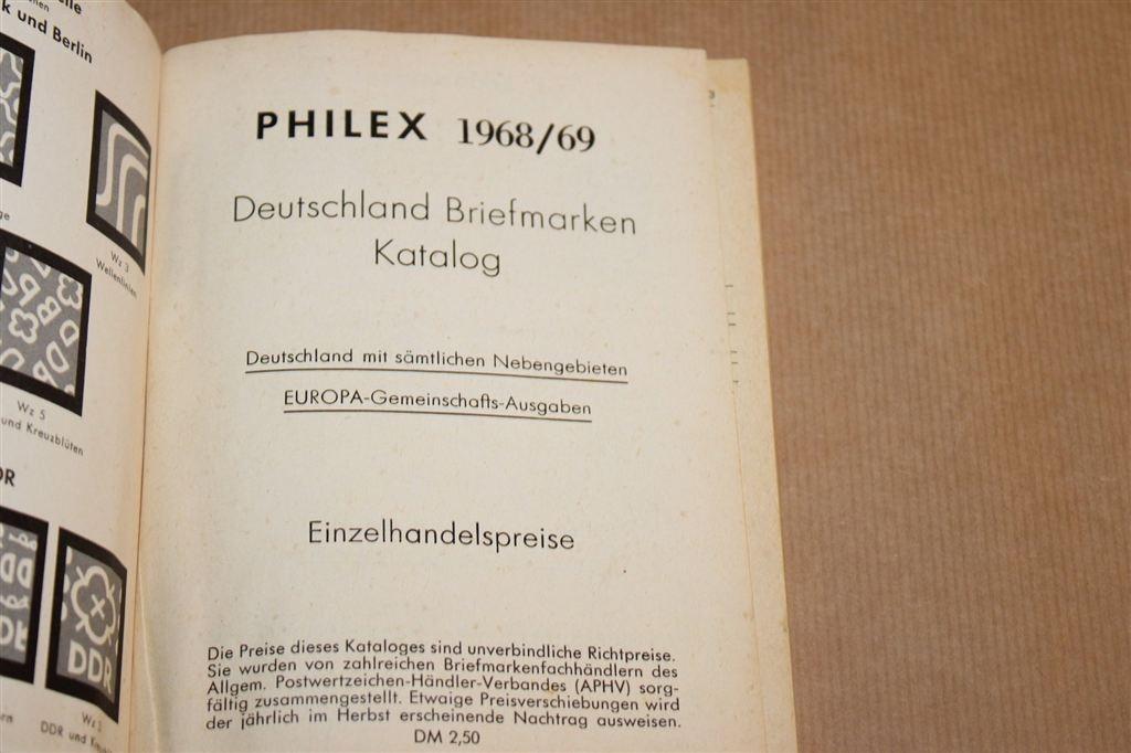 Philex Deutschland 1968/69 — Postzegelcatalogus, Ophalen of Verzenden, Overige landen, Postfris