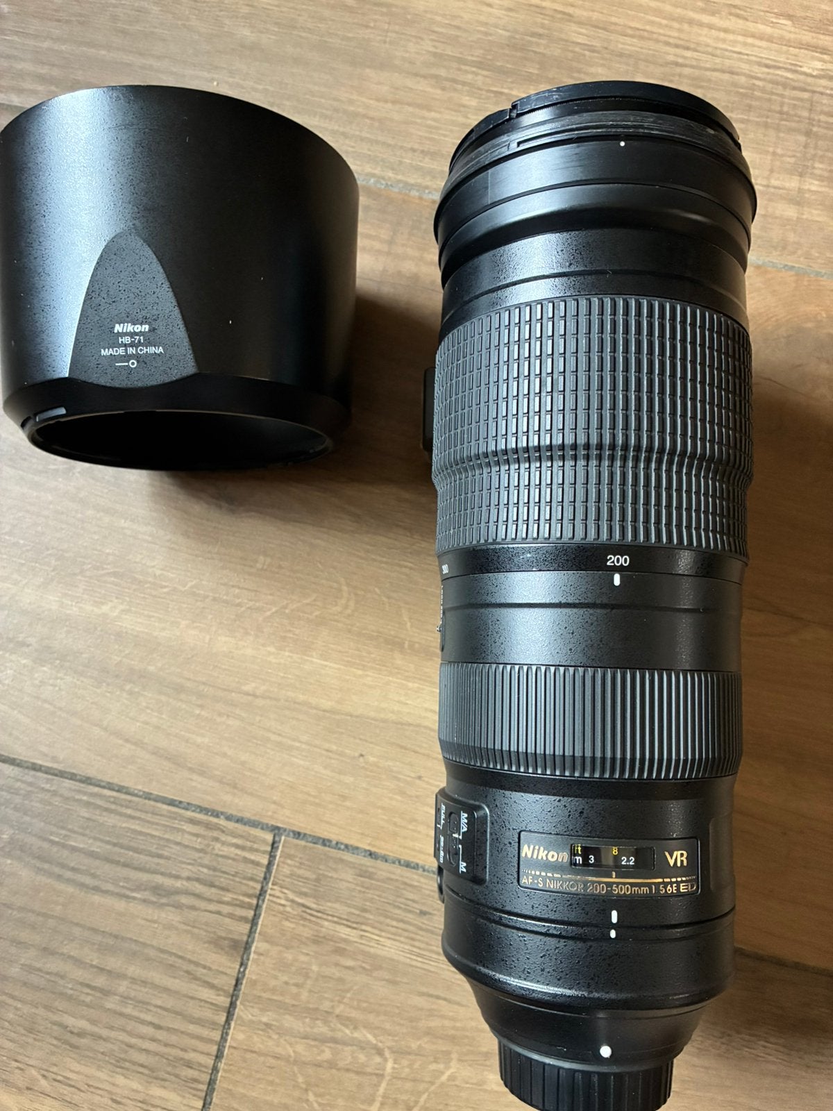Nikon af-s 200-500mm, Audio, Tv en Foto, Fotografie | Lenzen en Objectieven, Ophalen, Zo goed als nieuw, Telelens, Zoom