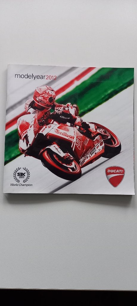 Folder Ducati modellen 2012, Motoren, Ophalen of Verzenden, Ducati