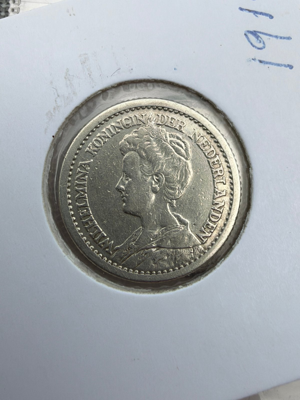 Halve gulden 1910 Wilhelmina, ½ gulden, Zilver, Ophalen of Verzenden, Koningin Wilhelmina