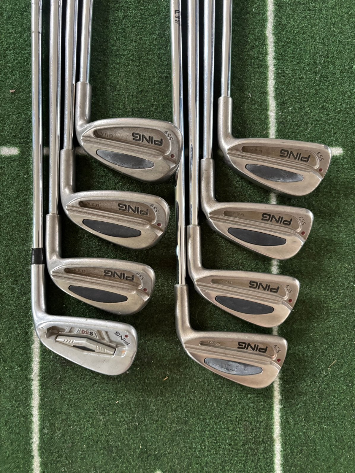 Ping S59 Ijzerset | 3/PW | R Flex | Red Dot, Sport en Fitness, Ping, Set, Zo goed als nieuw, Ping