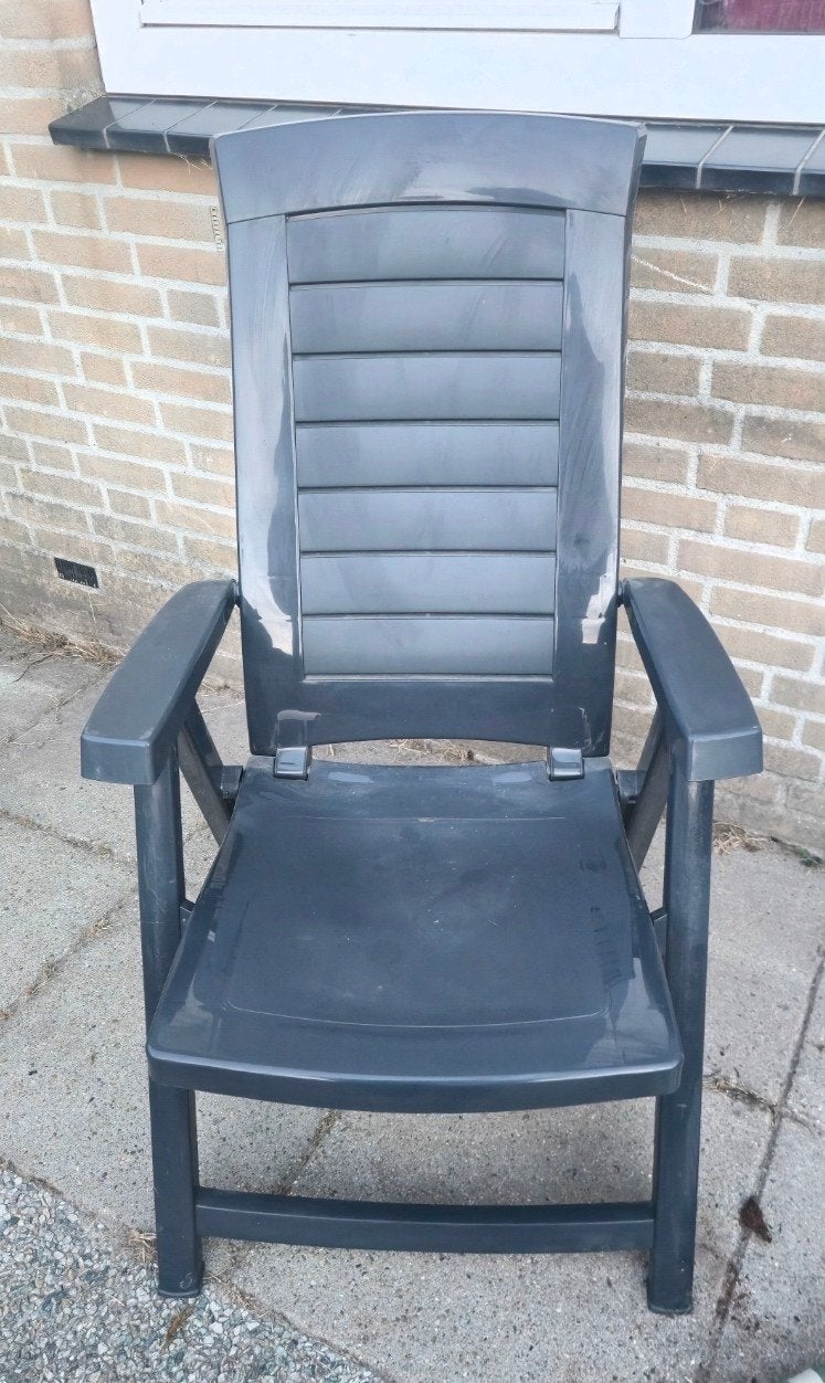 4 Verstelbare Jardin tuinstoelen inclusief partytent, Tuin en Terras, Tuinstoelen, Ophalen, Gebruikt, Kunststof, Verstelbaar