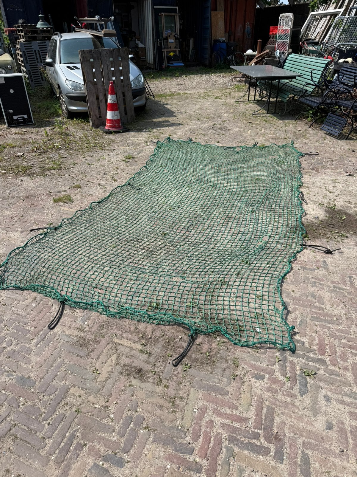 Afdek net voor aanhanger of bus - 400x230 cm, Ophalen, Gebruikt, X, X