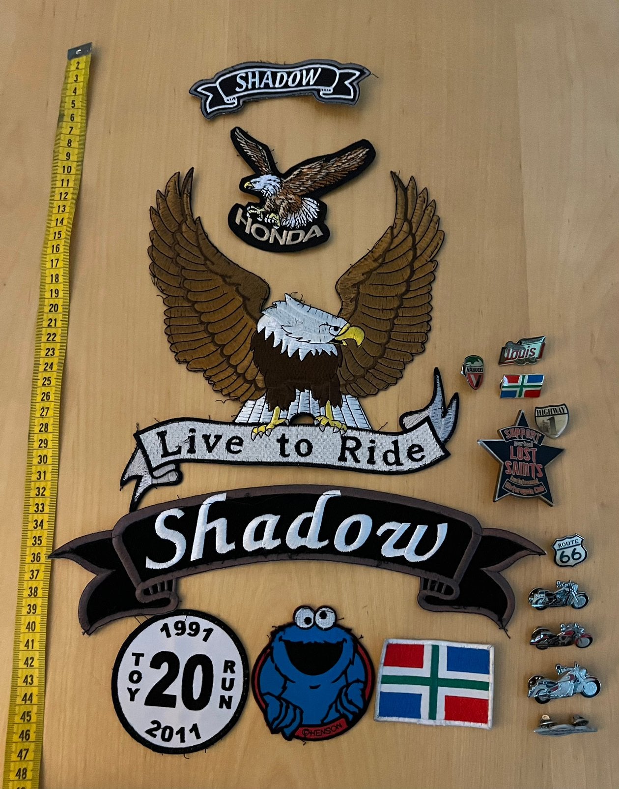 Honda shadow pathes en pins, Ophalen of Verzenden, Zo goed als nieuw, Transport