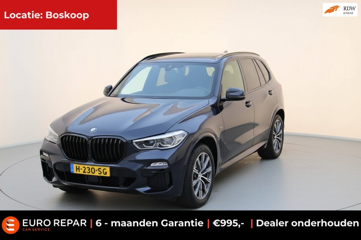 BMW X5 XDrive40i High Executive 7p DEALER OND. PANO-DAK!, Automaat, Dealer onderhouden, Gebruikt, 138 €/maand
