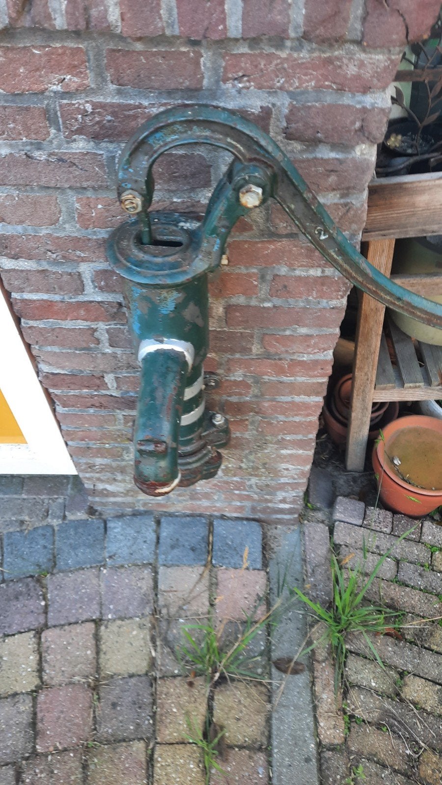 Antieke gietijzeren waterpomp voor tuin of decoratie, Ophalen of Verzenden