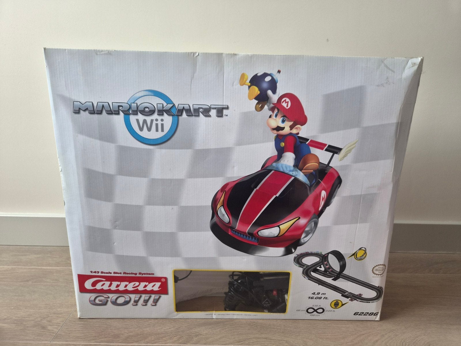 Carrera GO!!! Mario Kart Wii Racebaan - Nieuw in doos, Racebaan, Carrera, Nieuw, Ophalen of Verzenden