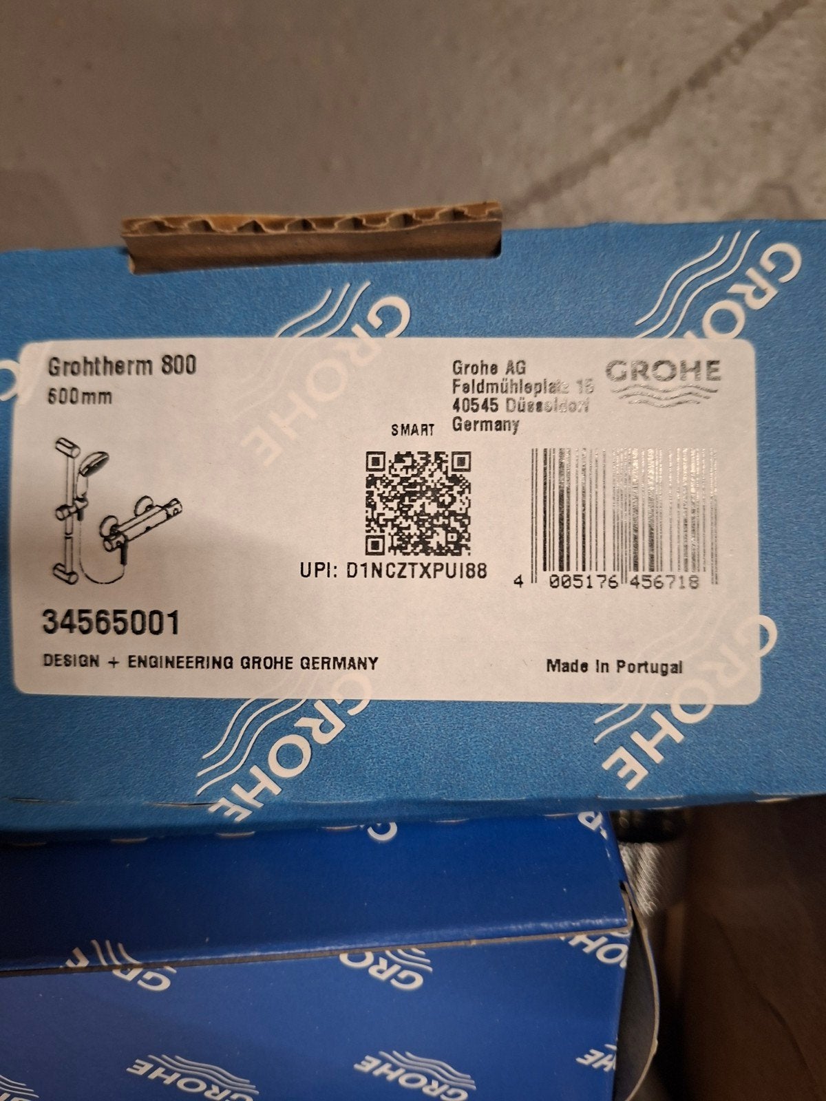 Grohe Grohtherm 800 Doucheset 600mm - Nieuw in doos, Doe-het-zelf en Verbouw, Sanitair, Ophalen, Nieuw, Chroom, Douche