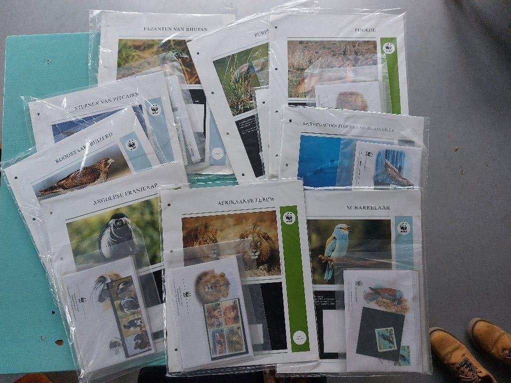 WWF 16 Postzegelalbums - Bedreigde  Dieren, Ophalen of Verzenden, Gestempeld, Dier of Natuur