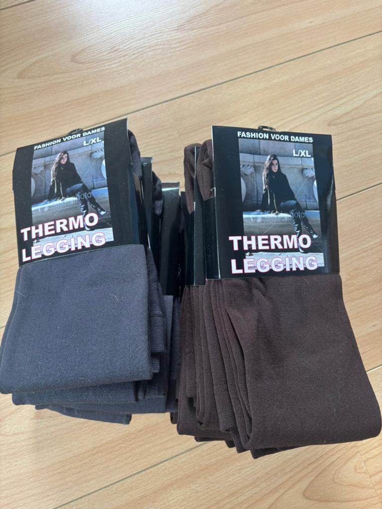 Partij dames thermo legging, Ophalen of Verzenden, Nieuw, Bruin, Legging