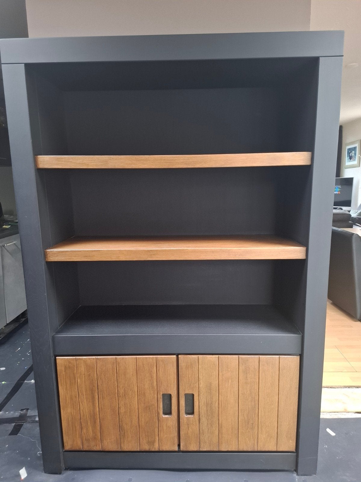 Zware Boekenkast met deuren - 190x130x40 cm, Ophalen, 100 tot 150 cm, Modern, 150 tot 200 cm