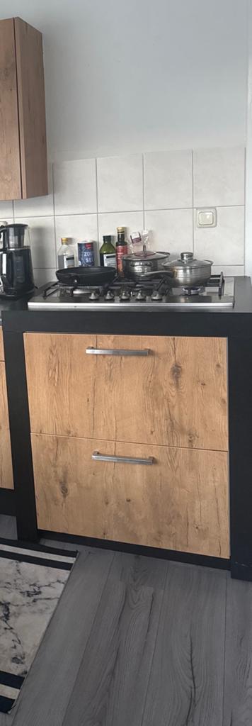 Keukenkast met lade, Ophalen, Zo goed als nieuw, Wit, Enkelwandige keuken