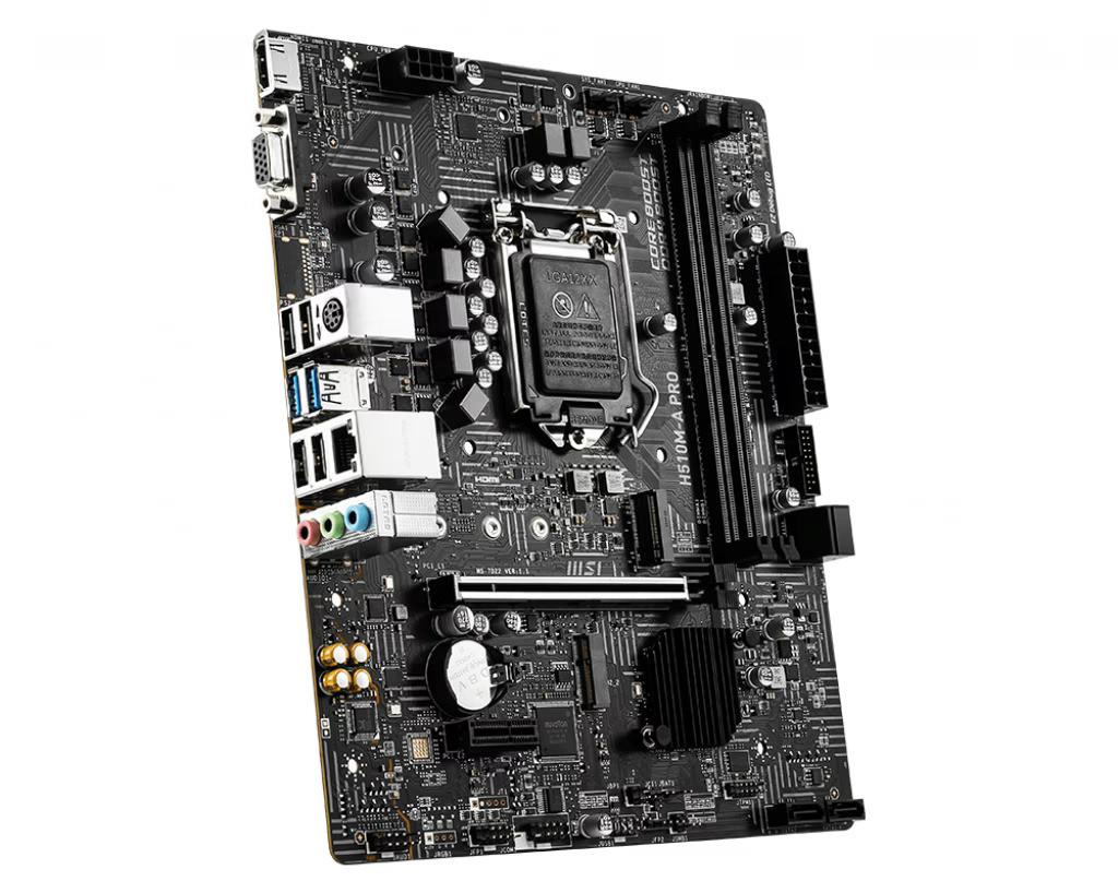 MSI H510M-A PRO Moederbord, Computers en Software, Moederborden, Zo goed als nieuw, Intel, DDR4, Ophalen of Verzenden