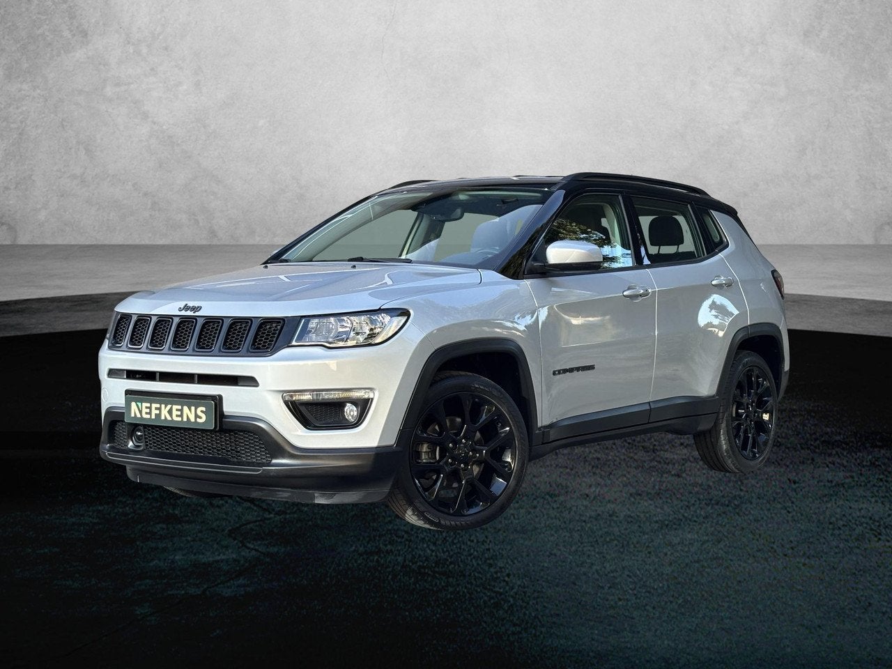Jeep Compass 150pk Night Eagle Automaat | 1ste eigenaar | Ac, Auto's, Automaat, Dealer onderhouden, Gebruikt, 4 cilinders