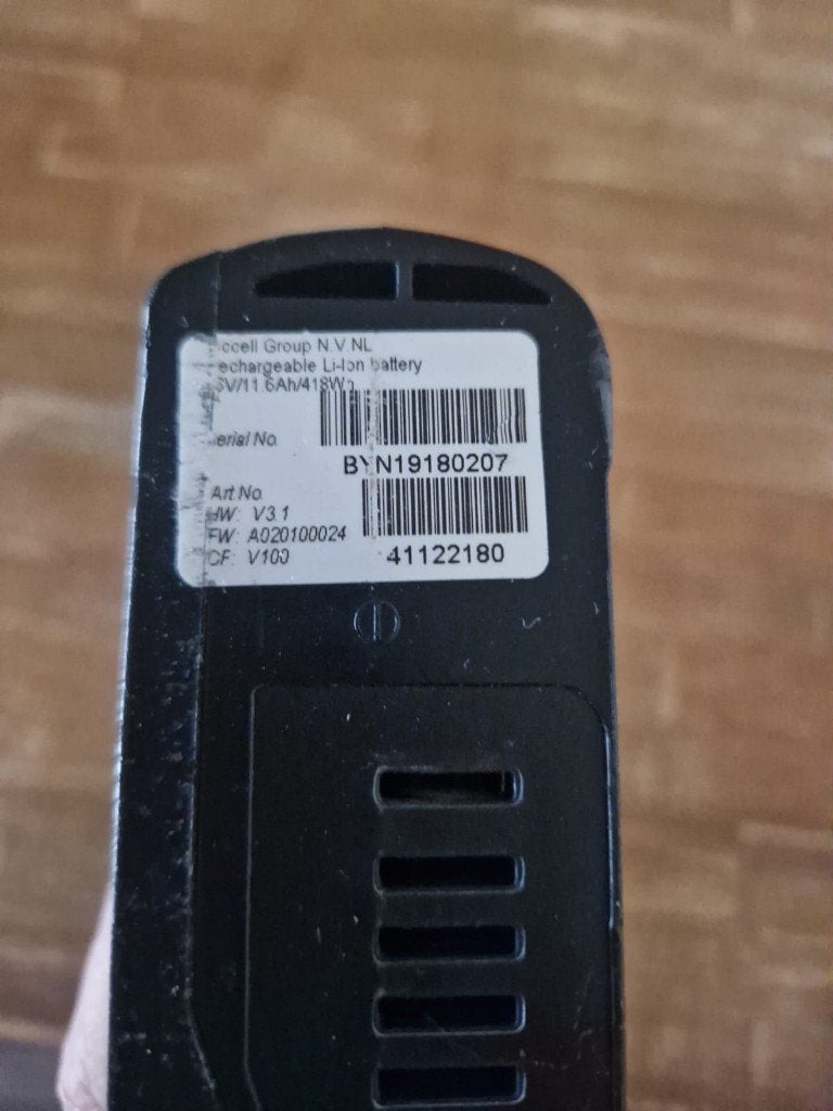 originele lithium-ion fietsaccu van Accell Group, Ophalen, Gebruikt